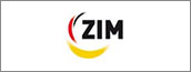 Das Logo besteht aus einem Halbkreis in den Farben Schwarz, Rot, Gold und dem Schriftzug "ZIM"