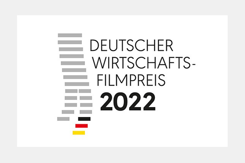 Logo Deutscher Wirtschaftsfilmpreis 2022