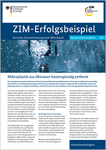 Cover der Publikation: ZIM-Erfolgsbeispiel 189