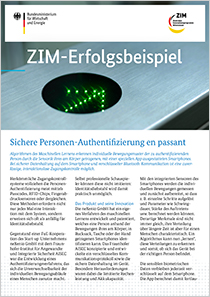 Cover der Publikation: ZIM-Erfolgsbeispiel 201