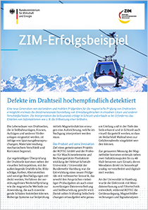 Cover der Publikation: ZIM-Erfolgsbeispiel 218
