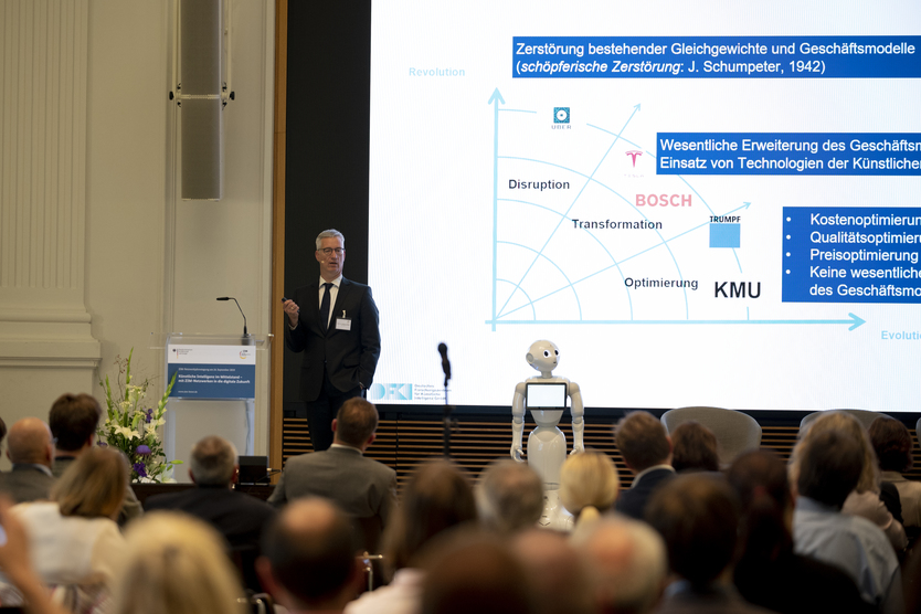 Prof. Dr. Ing. Wolfgang Maaß auf der ZIM-Netzwerkjahrestagung 2019