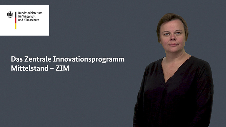 Standbild aus dem Video "Das zentrale Innovationsprogramm Mittelstand (ZIM)"